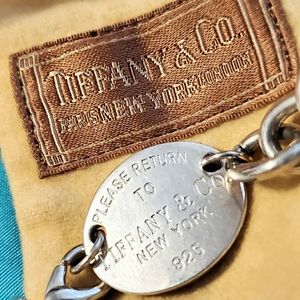 Tiffany & Co. Oval Tag Bracelet